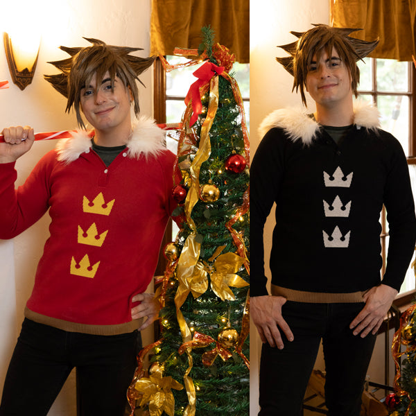 New! Kingdom Hearts Christmas Town Sweaters