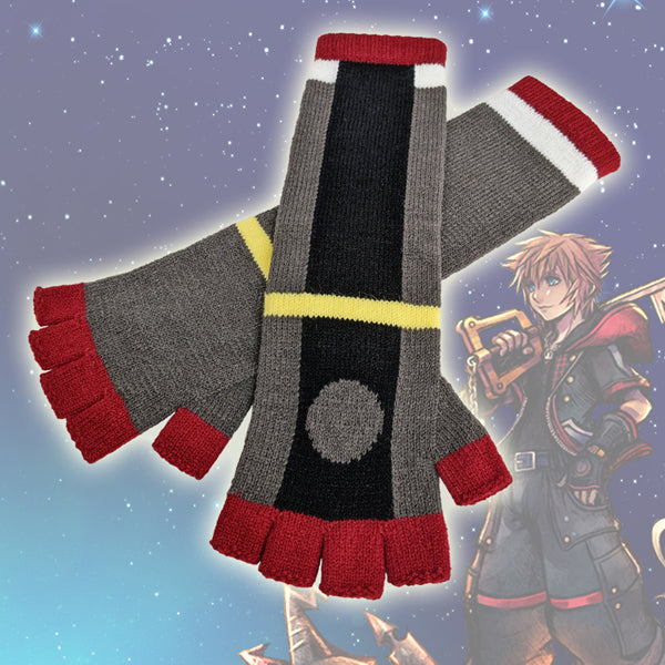 New! Kingdom Hearts 3 Sora Cosplay Knit Gloves