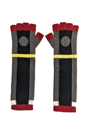 Key Wielder Fingerless Knit Gloves