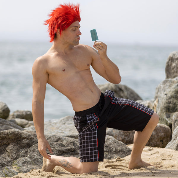 New! Kingdom Hearts 3 Axel Lea Swim Shorts