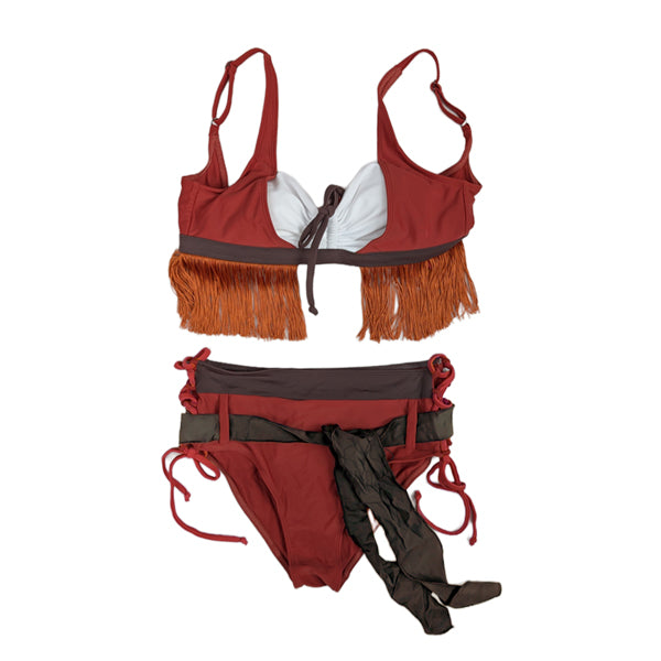 Flat Lay of the Tifa Crisis Core Bathing Suit