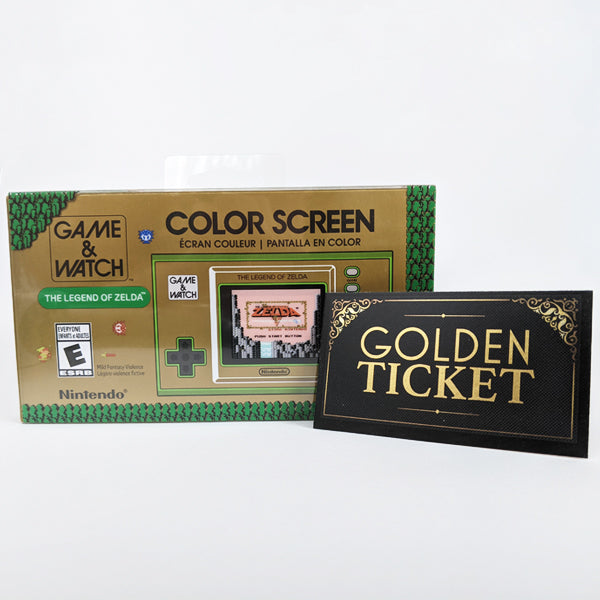 Golden Ticket: Win a Zelda Game & Watch