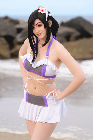 Bartender Purple Swimsuit