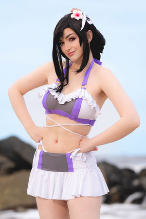 Bartender Purple Swimsuit