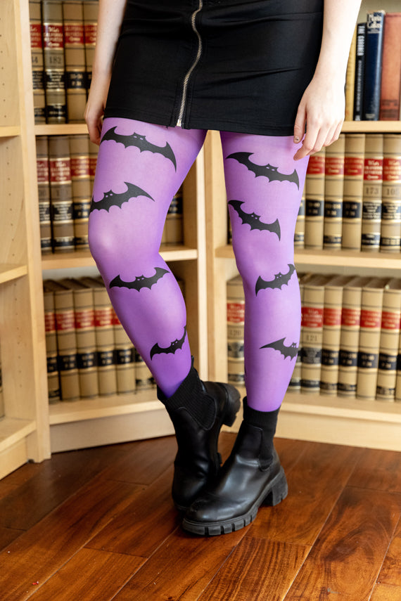 Succubus Bats Sheer Tights - SixOn Clothing