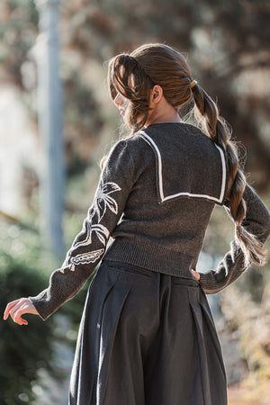Rebel Sailor Collar Sweater