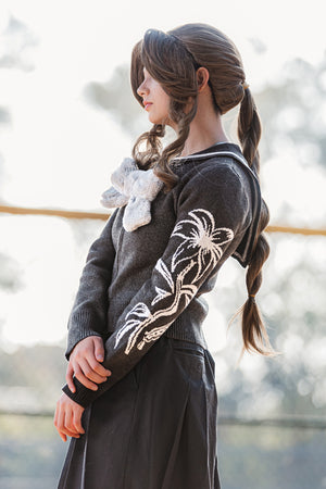 Rebel Sailor Collar Sweater