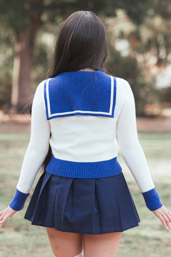 Seifuku Sailor Collar Sweater - SixOn Clothing