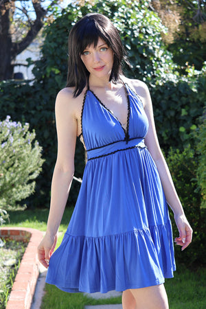Refined Blue Dress