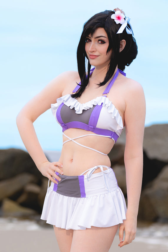 Bartender Purple Swimsuit