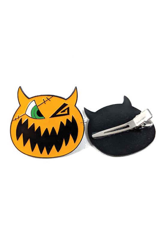 Pumpkin Town Mask Hair Clip