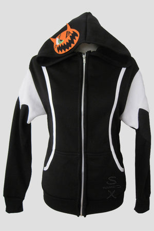 Kingdom Hearts Halloween Town Cosplay Hoodie Front View