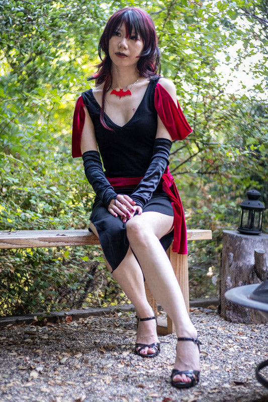Vampire Eco-Goth Cosplay Dress Small / Dress Only