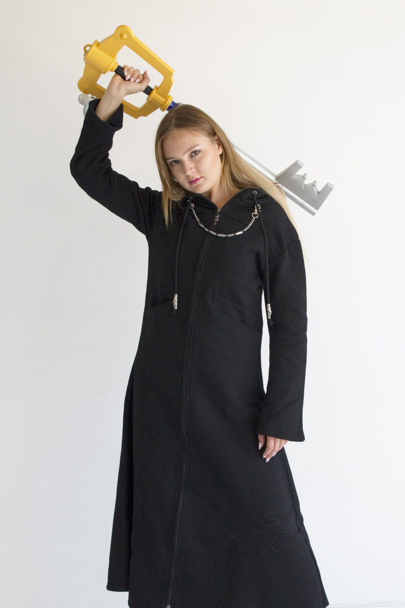long black dress coat Darkness Organization Long Coat Small