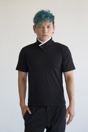 Samurai Collar Button-up Shirt