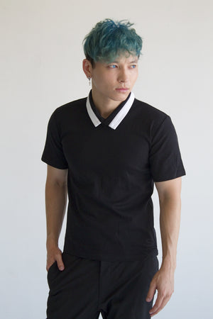 Samurai Collar Button-up Shirt