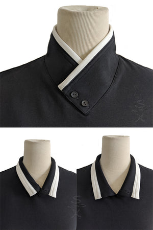 Samurai Collar Button-up Shirt