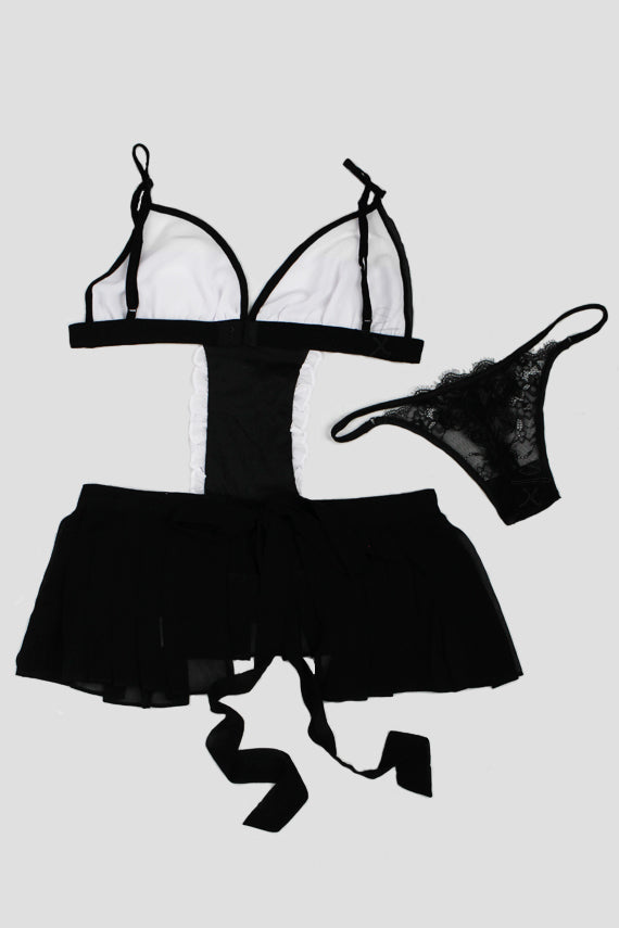Bartender Babydoll Apron Lingerie - SixOn Clothing