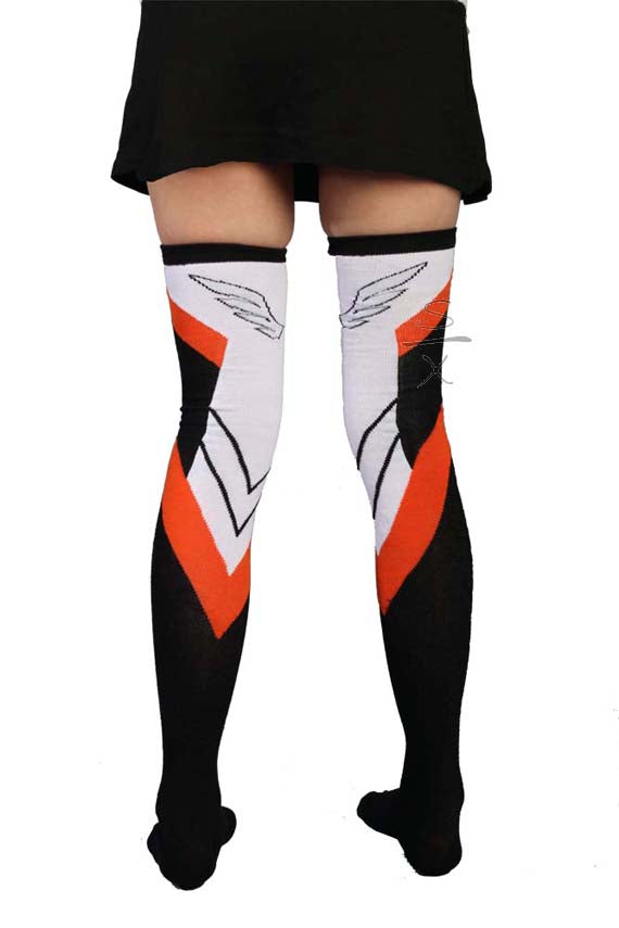 Medic Thigh High Cosplay Gamer Socks