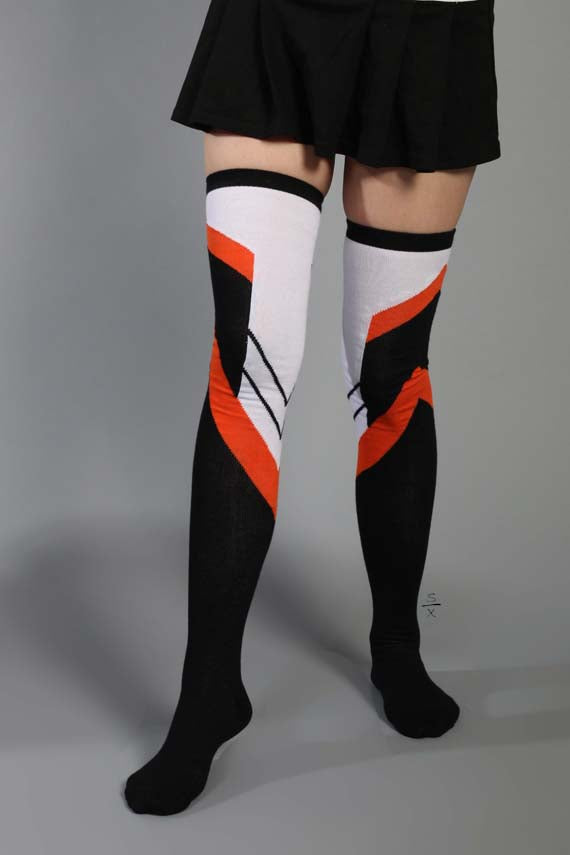 Medic Thigh High Cosplay Gamer Socks